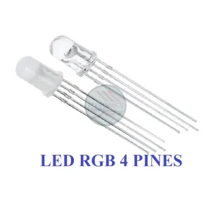Led 5mm RGB 4pines